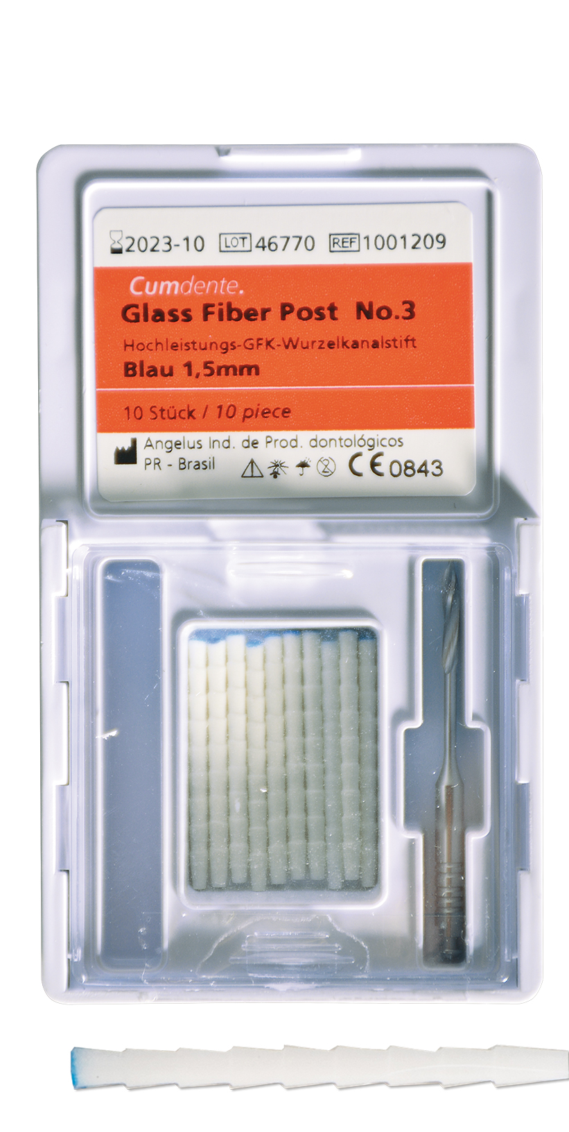 Glass Fiber Post / Größe No. 3 (blau)